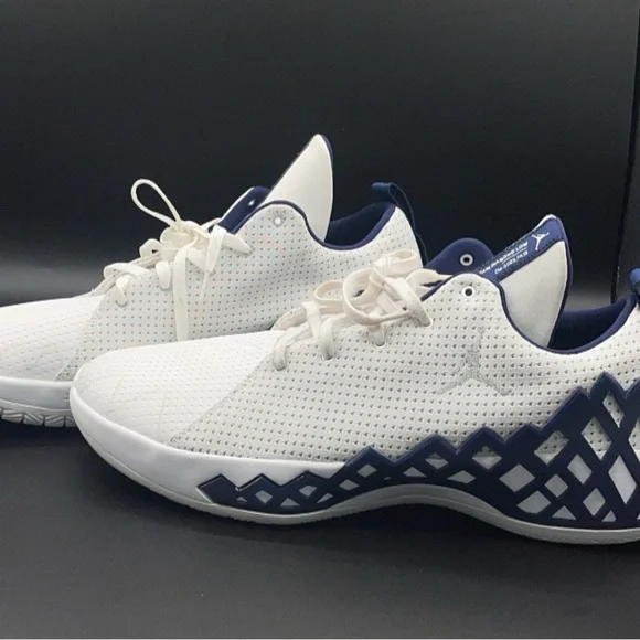 JORDAN Nike Blue and White Sneakers - Picture 10 of 10